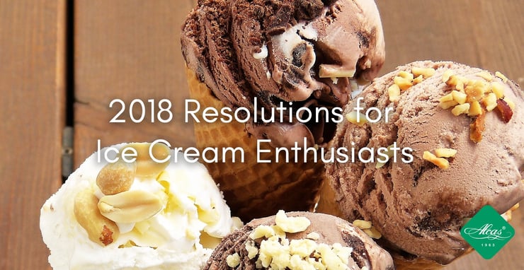 2018 Resolutions for  Ice Cream Enthusiasts