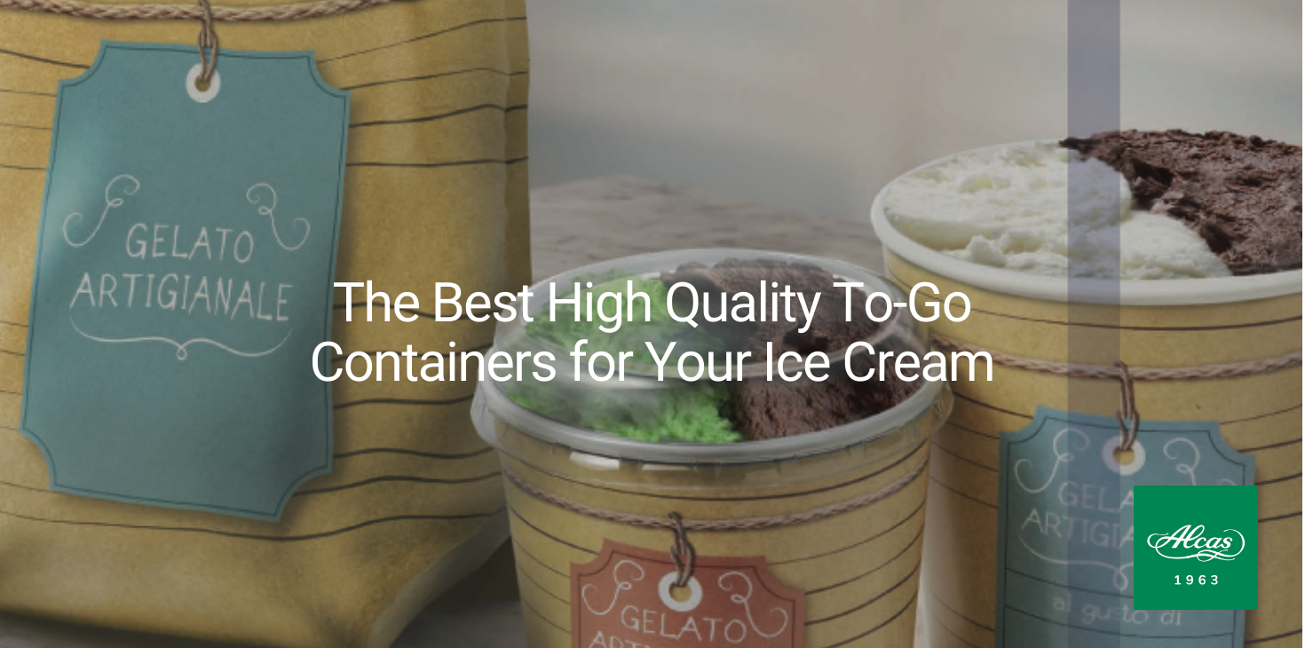 To Go Containers for Gelato and Ice Cream